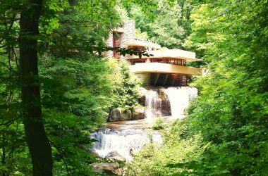 waterfall house