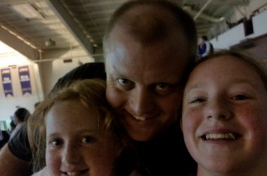 family at JMU game