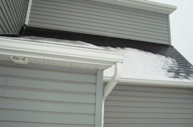 snow on the roof
